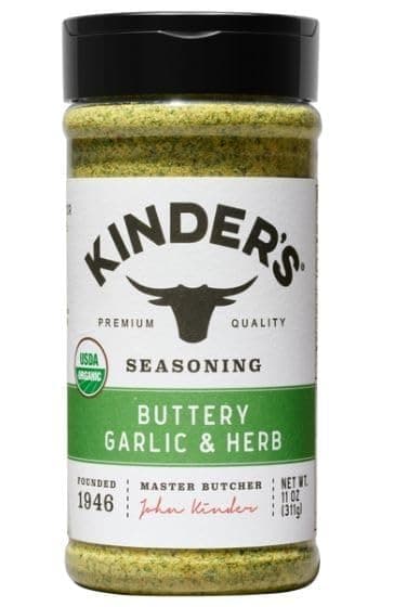 Kinder's Buttery Garlic and Herb Seasoning, USDA Organic, 11oz