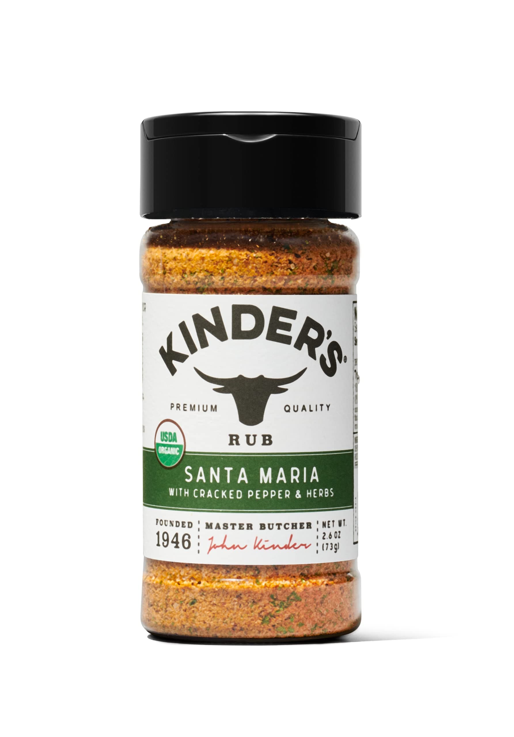Kinder's Organic Santa Maria Rub, 2.6oz