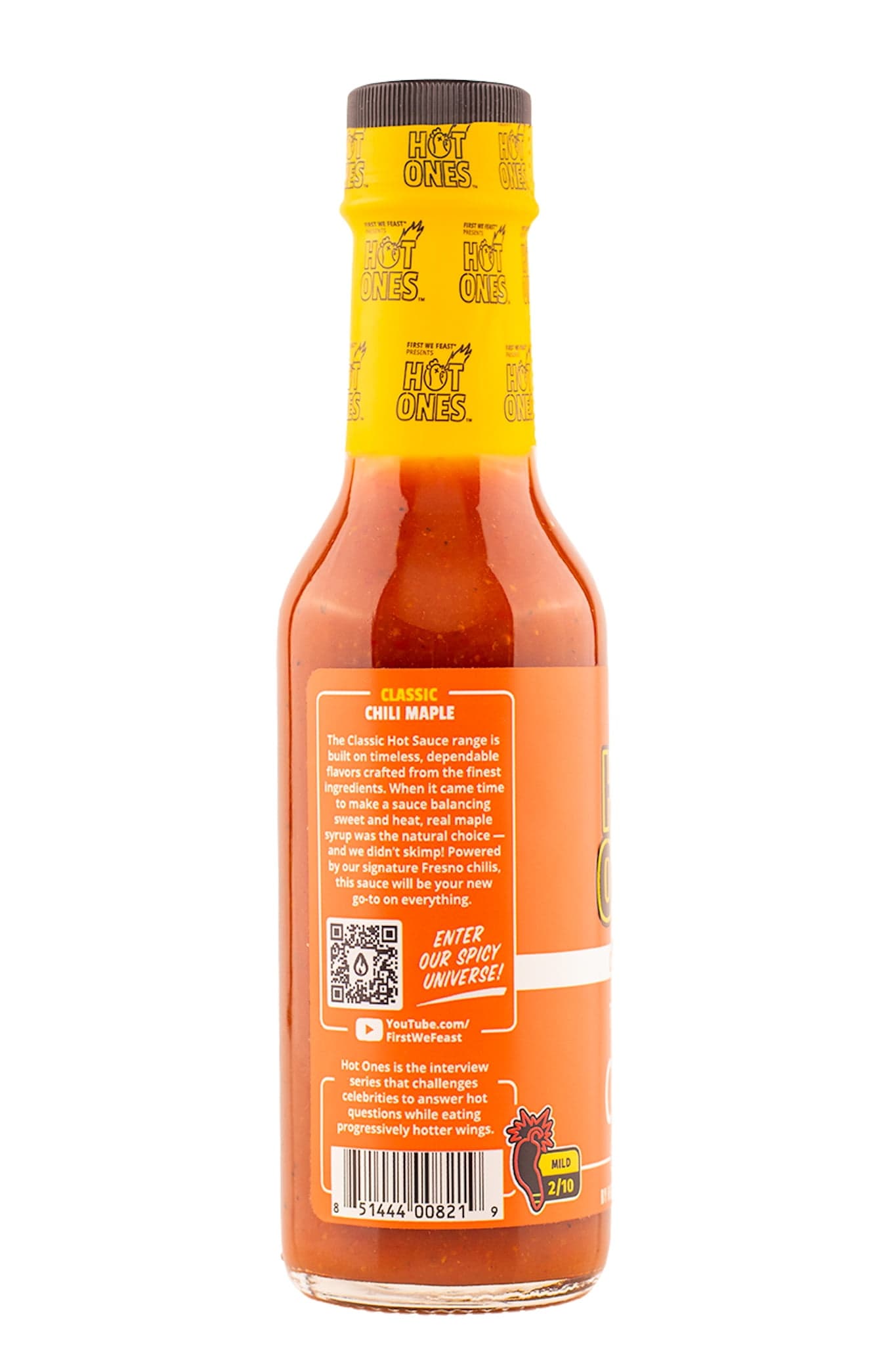 Hot Ones Chili Maple Hot Sauce 5oz