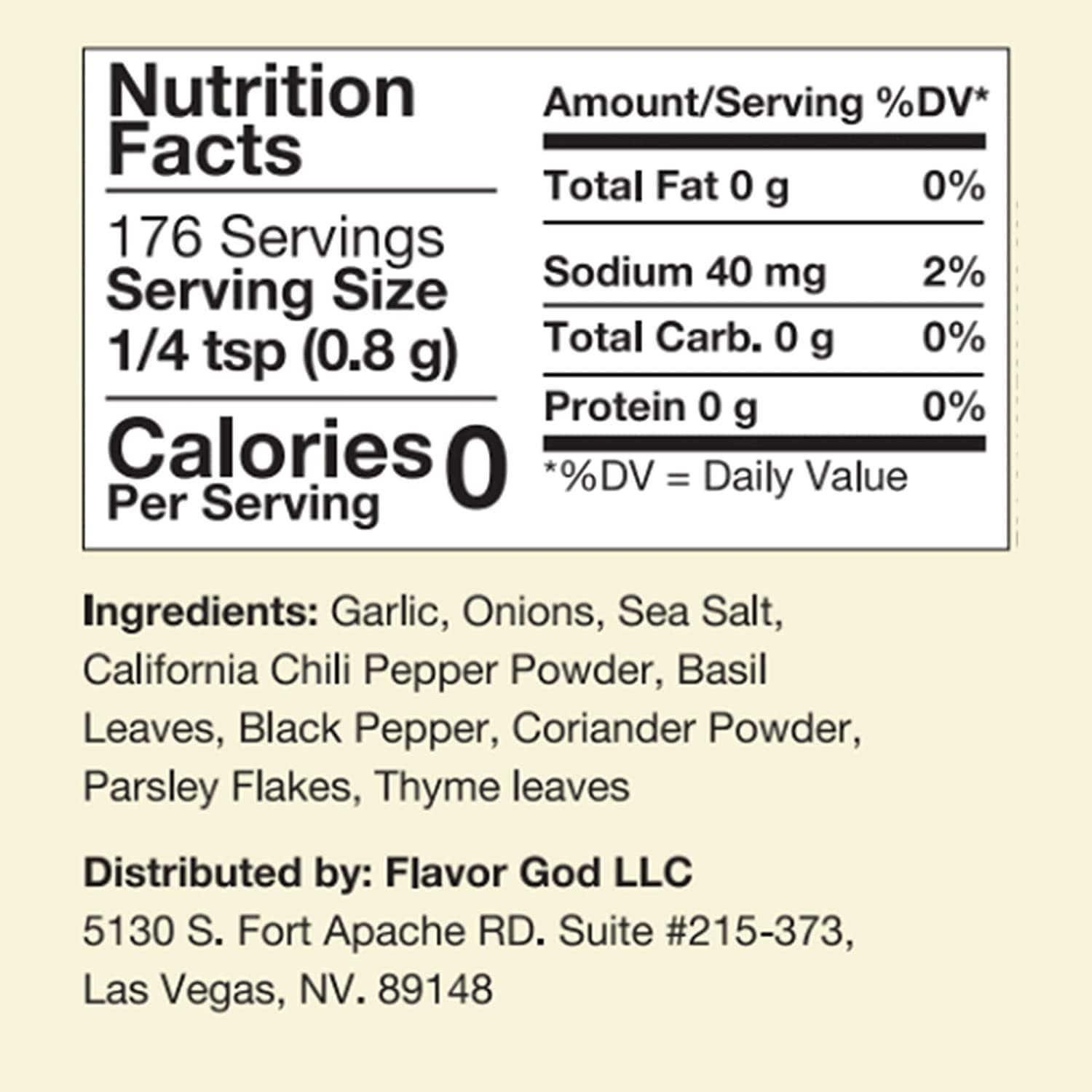 FlavorGod Garlic Lovers Seasoning 5oz