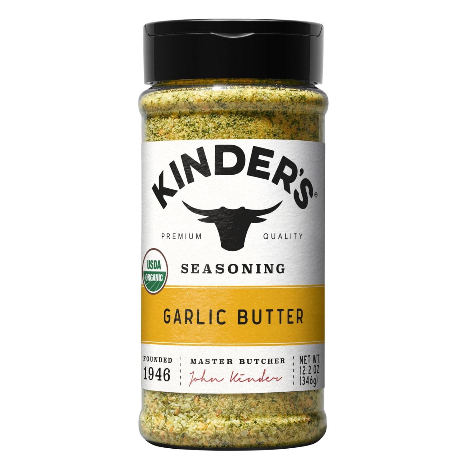 Kinder's Organic Garlic Butter Seasoning, 12.2oz